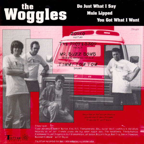 The Woggles : Do Just What I Say (7")