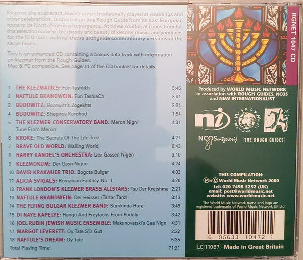 Various : The Rough Guide To Klezmer (CD, Comp, Enh)
