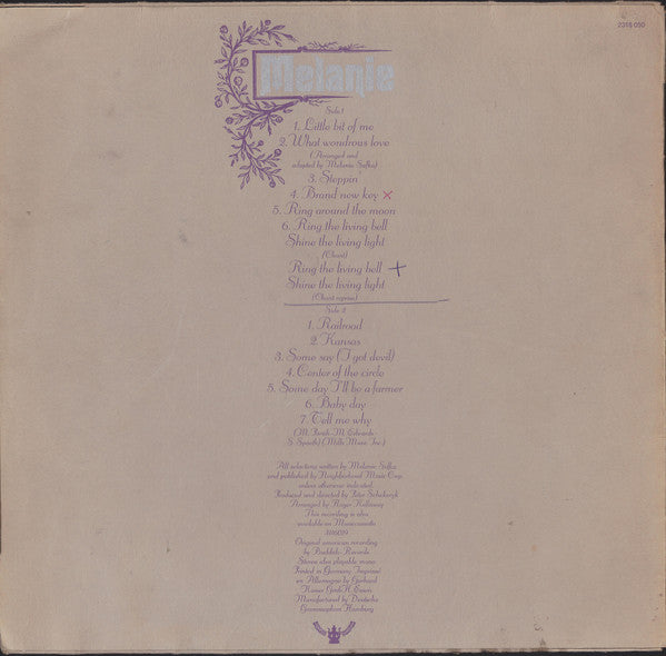 Melanie (2) : Gather Me (LP, Album)