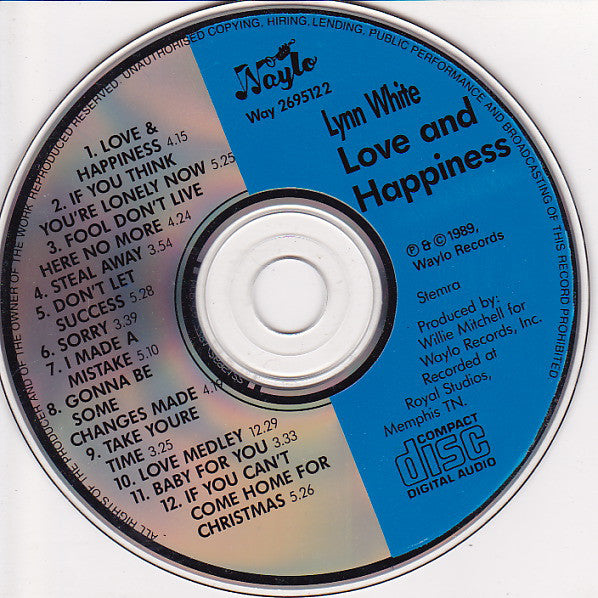 Lynn White : Love & Happiness (CD, Comp)