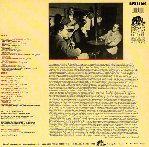 Johnny Duncan (2) : Last Train To San Fernando (LP, Comp)