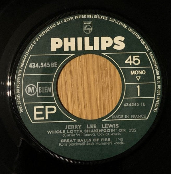 Jerry Lee Lewis : Whole Lotta Shakin' Goin' On (7", EP, Mono, RE)