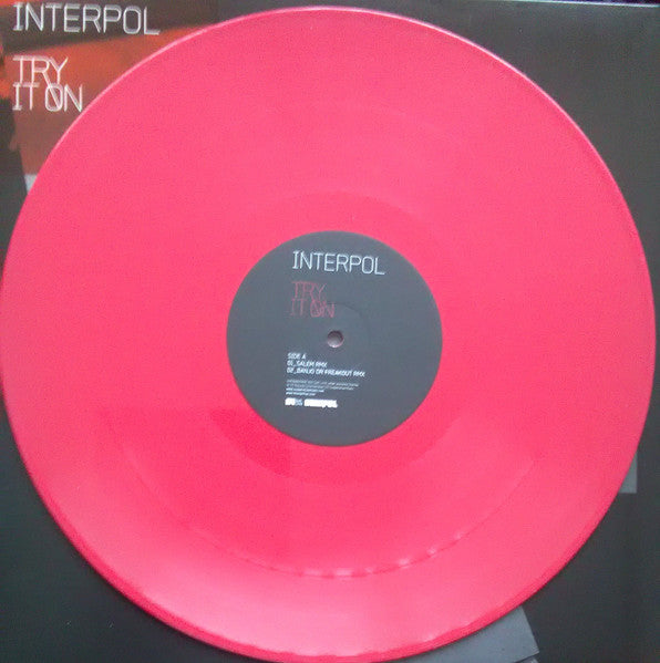 Interpol : Try It On (12", RSD, Ltd, Red)