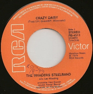 The Invaders Steelband : Crazy Daisy (7")