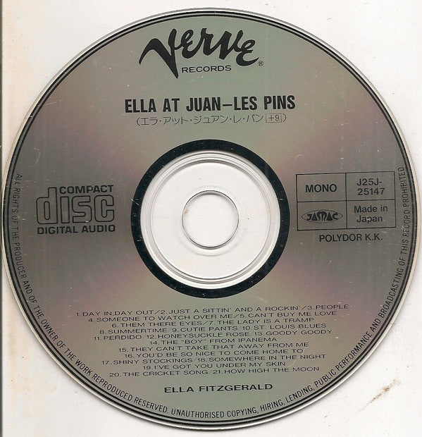 Ella Fitzgerald : Ella At Juan-Les-Pins (CD, Album, RE, RM)