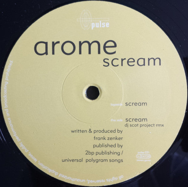 Arome : Scream (12")