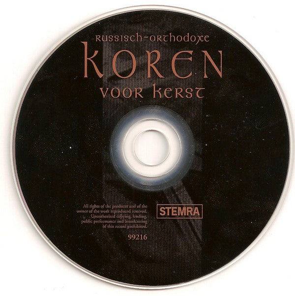 Various : Russisch-Orthodoxe Koren Voor Kerst (CD, Album)