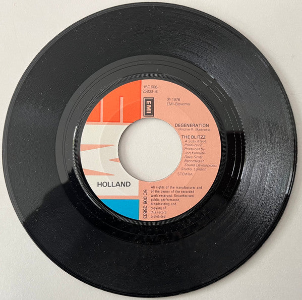 The Blitzz : So Free (7", Single)