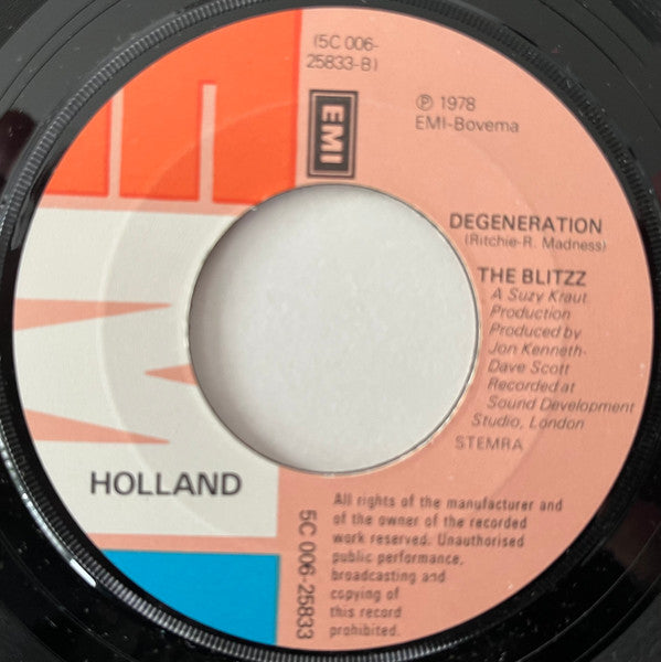 The Blitzz : So Free (7", Single)