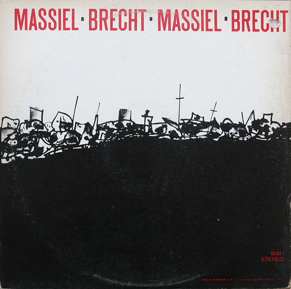 Massiel • Brecht* : Canciones Y Baladas De Bertolt Brecht (LP, Album, Gat)