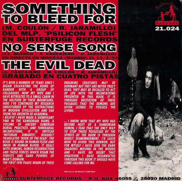 Psilicon Flesh : Something To Bleed For (7")