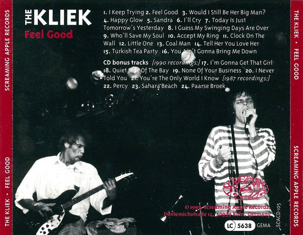 The Kliek : Feel Good (CD, Album)