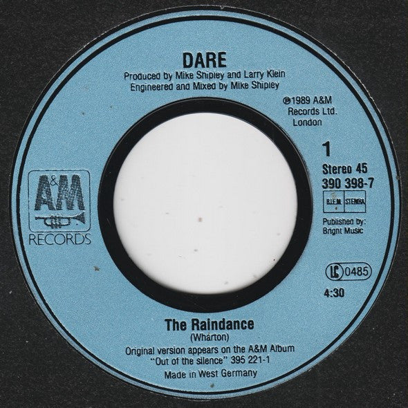 Dare (2) : The Raindance (7", Single)