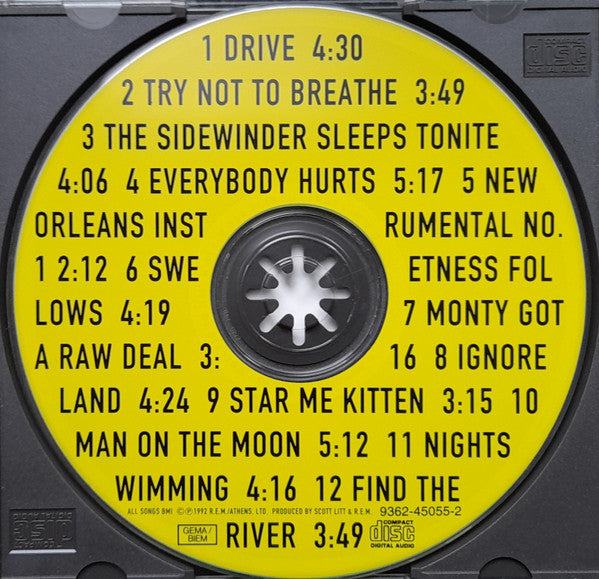 R.E.M. : Automatic For The People (CD, Album, RP)