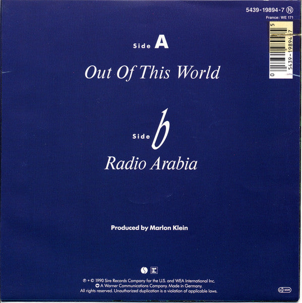 Dissidenten : Out Of This World (7", Single)