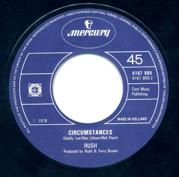 Rush : The Spirit Of Radio (7", Single)