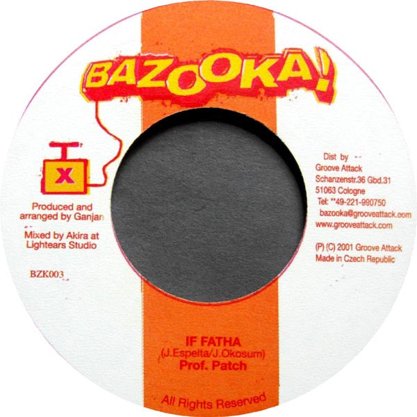 Lazy Youth / Professor Patch : Kein Fuckery / If Fatha (7")