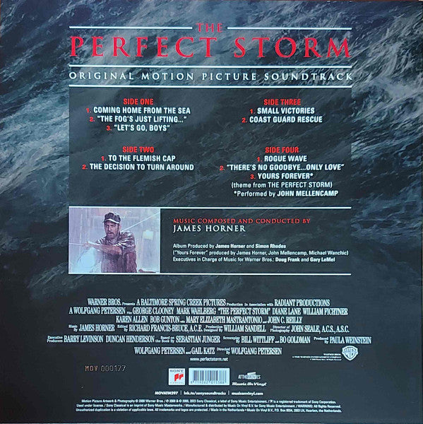 James Horner : The Perfect Storm (Original Motion Picture Soundtrack) (2xLP, Ltd, Num, RE, Red)