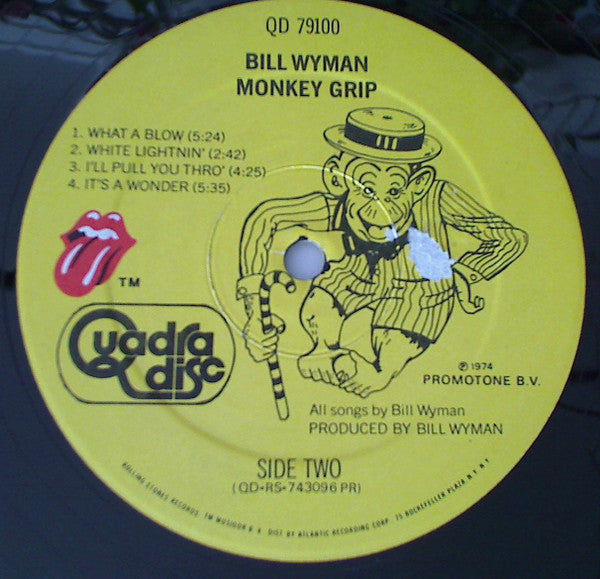 Bill Wyman : Monkey Grip (LP, Album, Quad, Qua)