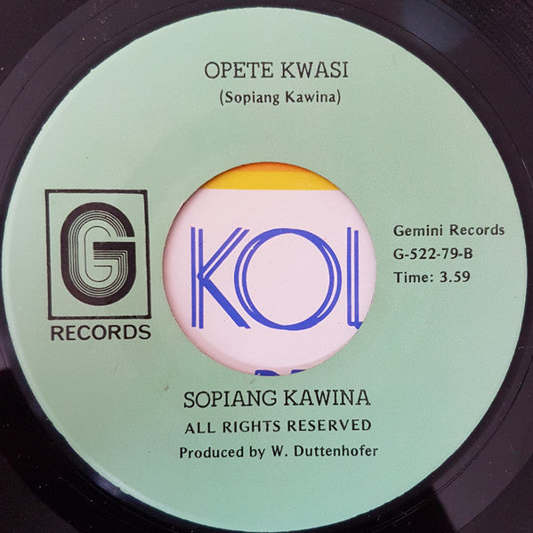 Sopiang : Kolibrie (7")