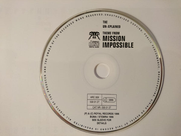 The Un-Xplained : Theme From Mission Impossible (CD, Single)