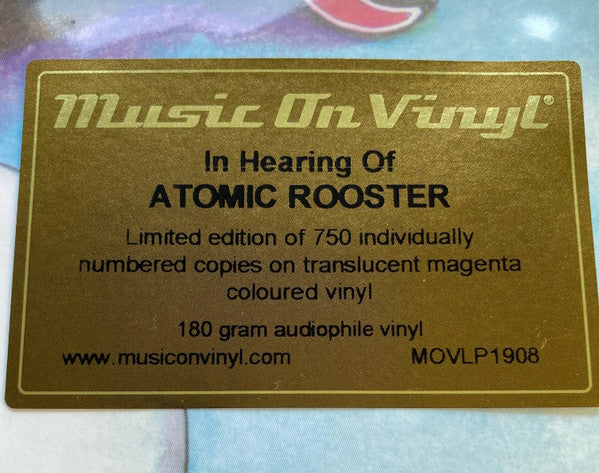 Atomic Rooster : In Hearing Of (LP, Album, Ltd, Num, RE, Tra)