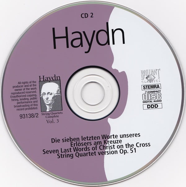 Joseph Haydn - Buchberger Quartett : String Quartets Op. 77 • String Quartet Op. 103 • Sieben Letzten Worte (2xCD)