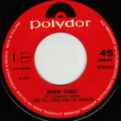 Long Tall Ernie And The Shakers : Rockin' Rocket (7", Single)