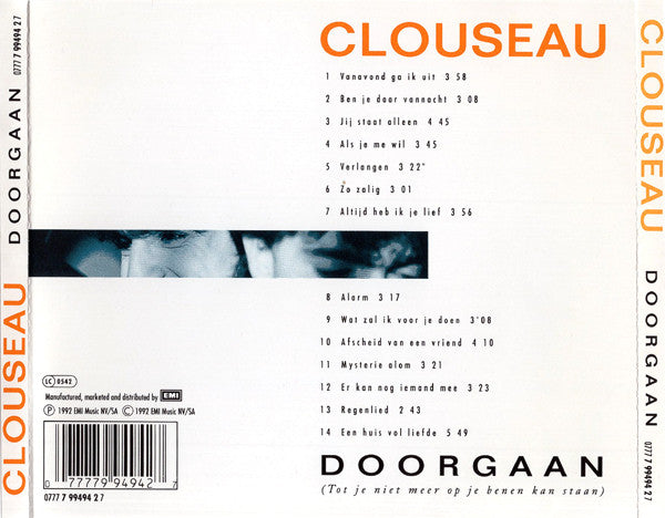 Clouseau : Doorgaan (Tot Je Niet Meer Op Je Benen Kan Staan) (CD, Album)