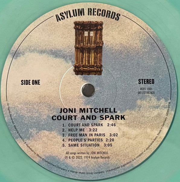 Joni Mitchell : Court And Spark (LP, Album, RE, RM, Gre)