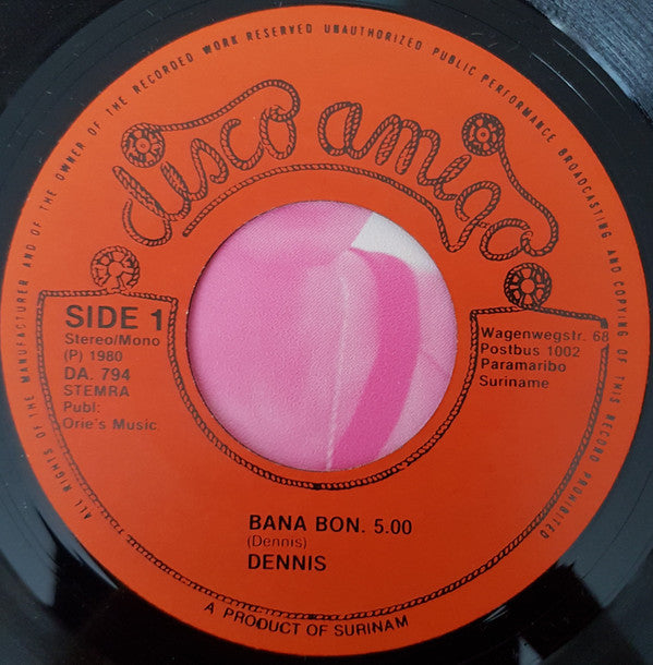 Dennis (18) : Bana Bon (7")