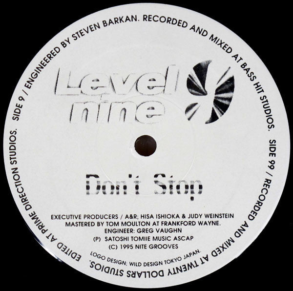Level 9 : Don't Stop (12")