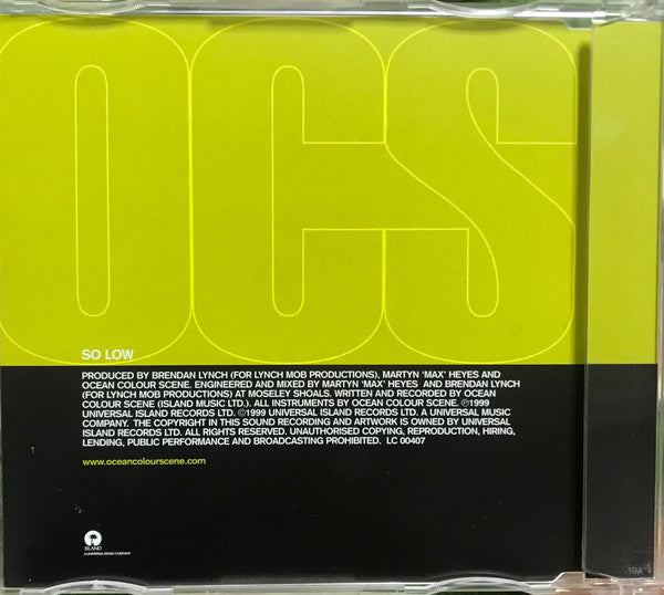 Ocean Colour Scene : So Low (CD, Single, Promo)
