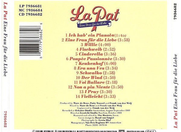 La Pat : Eine Frau Für Die Liebe (CD, Album)