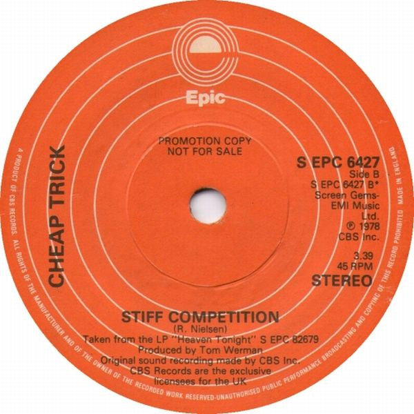 Cheap Trick : California Man (7", Single, Promo)