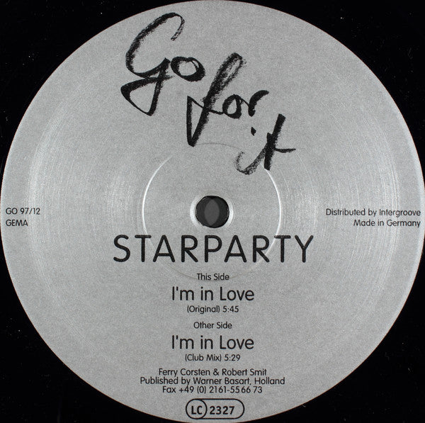 Starparty : I'm In Love (12")
