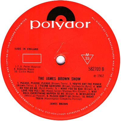 James Brown : The James Brown Show (LP, Mono, RE)