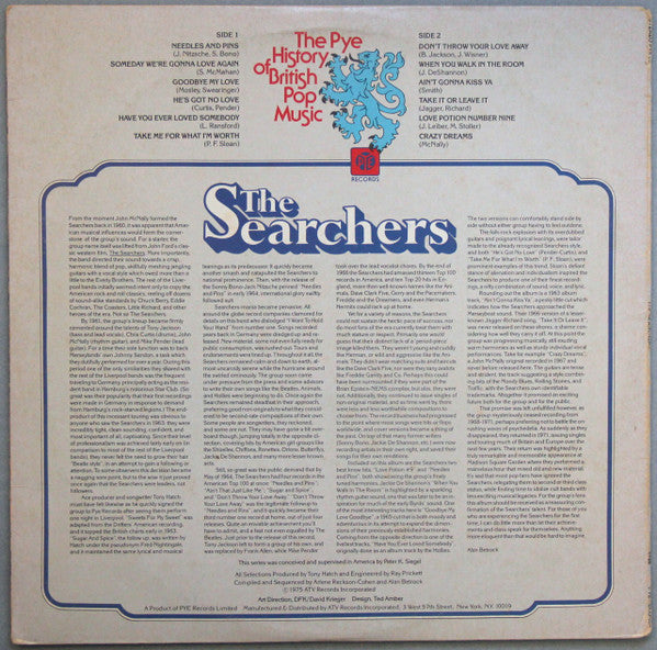 The Searchers : The Searchers (LP, Comp, Ter)