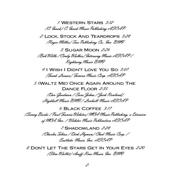 k.d. lang : Shadowland (The Owen Bradley Sessions) (CD, Album)