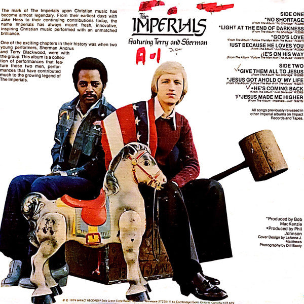 Imperials, Terry Blackwood , & Sherman Andrus : Featuring Terry & Sherman (LP, Comp)