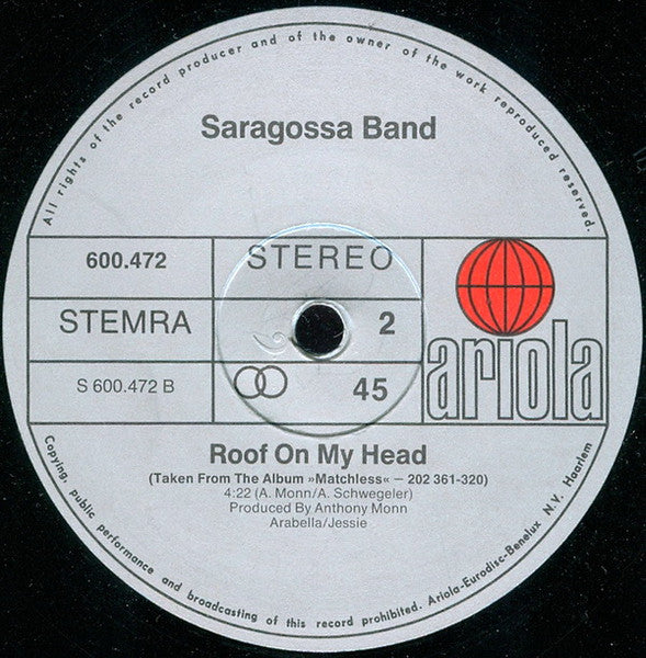 Saragossa Band : Aiko Aiko (12", Single)