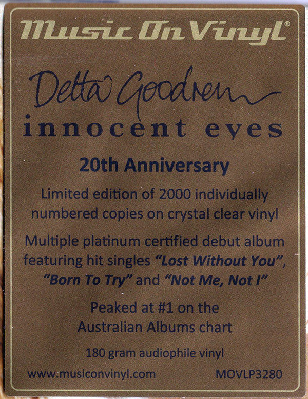 Delta Goodrem : Innocent Eyes (2xLP, Ltd, Num, 20t)