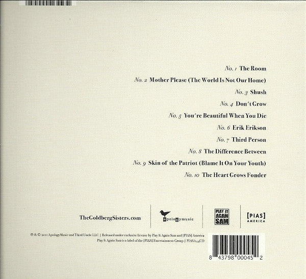 The Goldberg Sisters : The Goldberg Sisters (CD, Album)