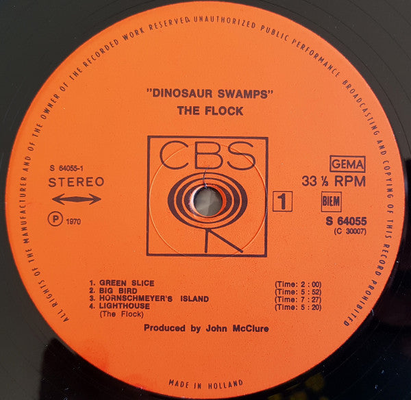 The Flock : Dinosaur Swamps (LP, Album, Gat)