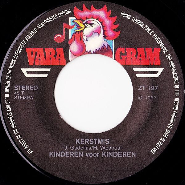 Kinderen Voor Kinderen : Ha, Ha, Ha, Je Vader / Kerstmis (7", Single)