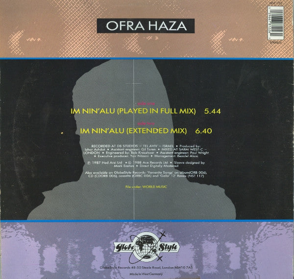 Ofra Haza : Im Nin'Alu (Played In Full Mix) (12")