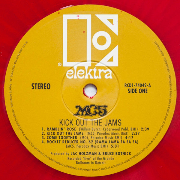MC5 : Kick Out The Jams (LP, Album, Ltd, RE, Cle)