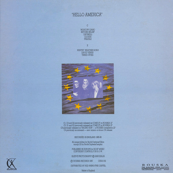 The Cassandra Complex : Hello America (LP, Comp)