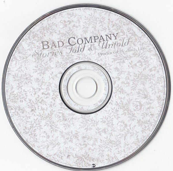 Bad Company (3) : Stories Told & Untold (CD, Album, RE)