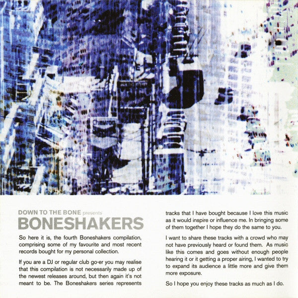 Down To The Bone : Boneshakers (An Urban Groove Culture) (CD, Comp)